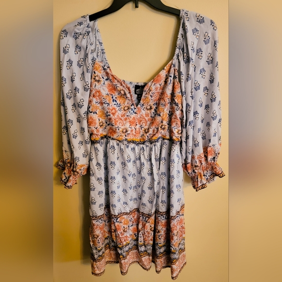 Angie Plus size peasant dress - Picture 1 of 2